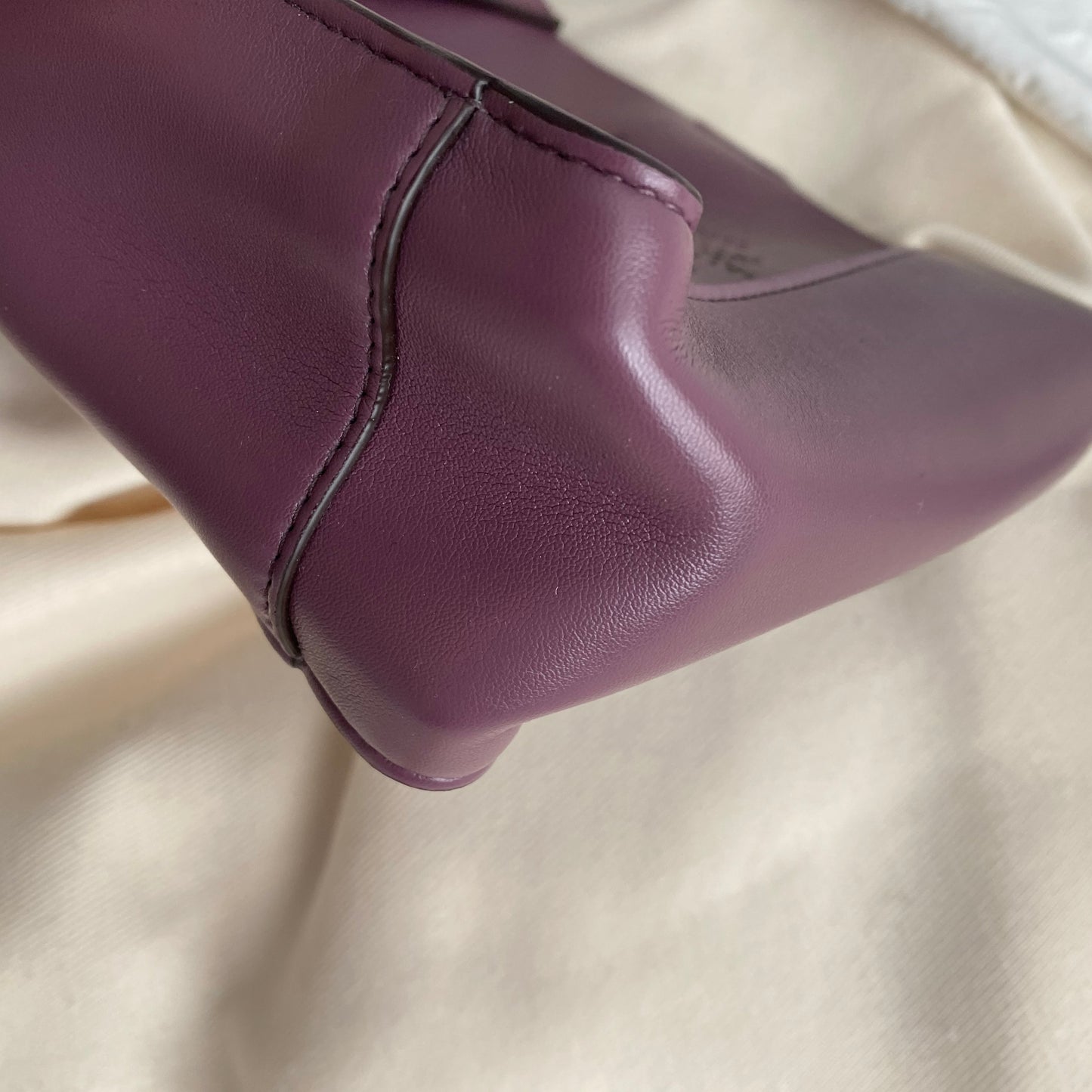 Stella McCartney Crossbody Logo Bag in Plum