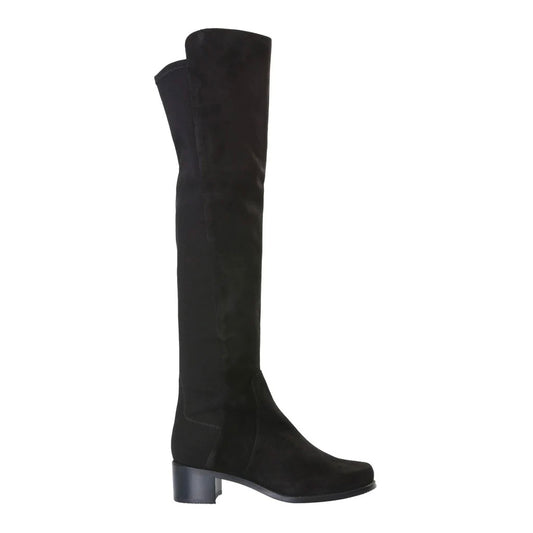 Stuart Weitzman "Reserve" Black Suede Over the Knee Boot, size 6.5