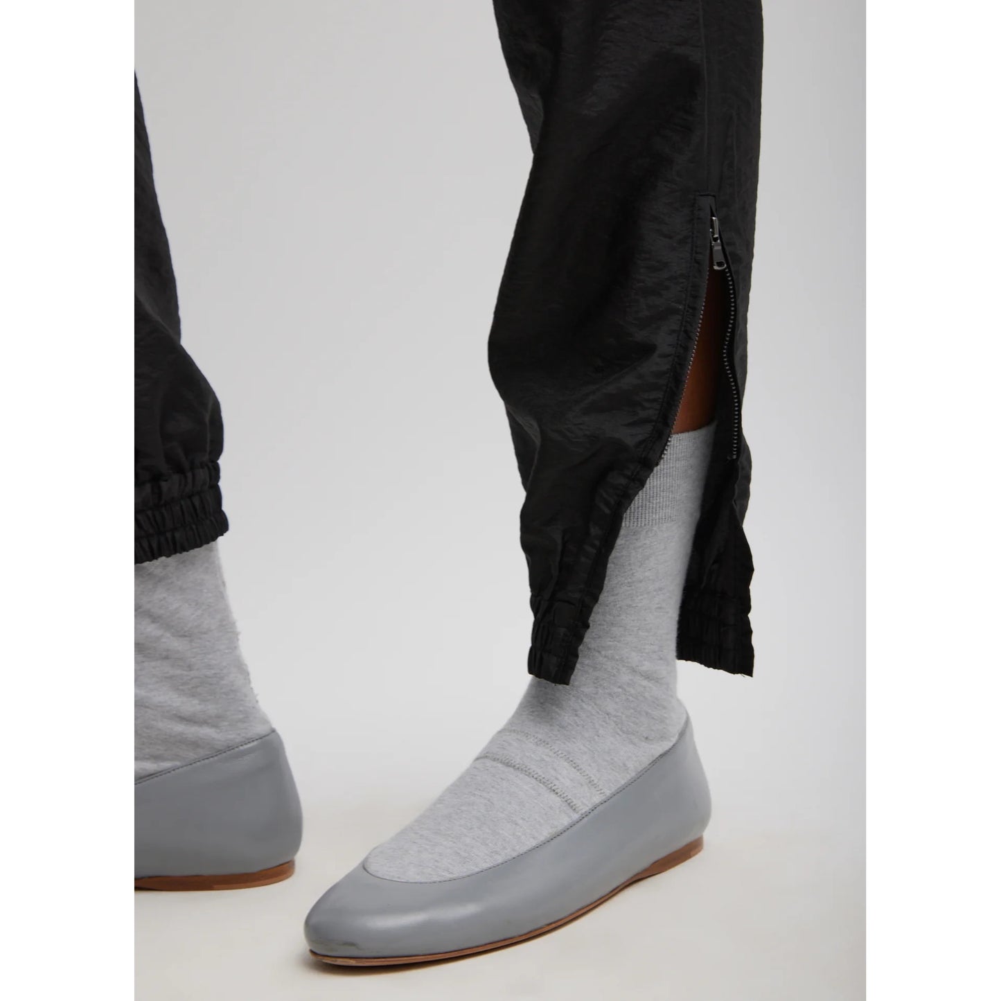 Tibi "Kat" Nylon Jogger in Black, size XL