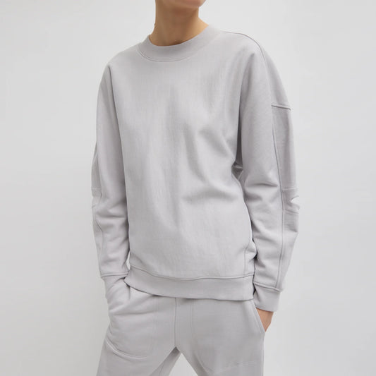 Tibi Cocoon Sweatshirt in Greystone, size Small