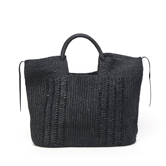 A POINT ETC "Tambico" Large Tote in Black