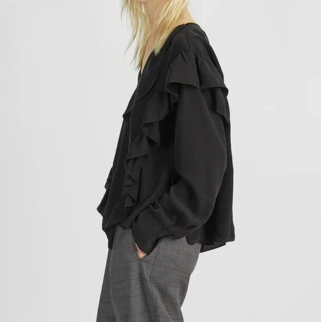 Isabel Marant Etoile "Welby" Top in Black, size 34 (size Small)