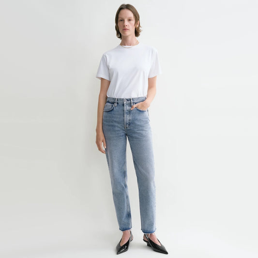 Toteme "Classic Cut" Jeans in "Worn Blue", size 27