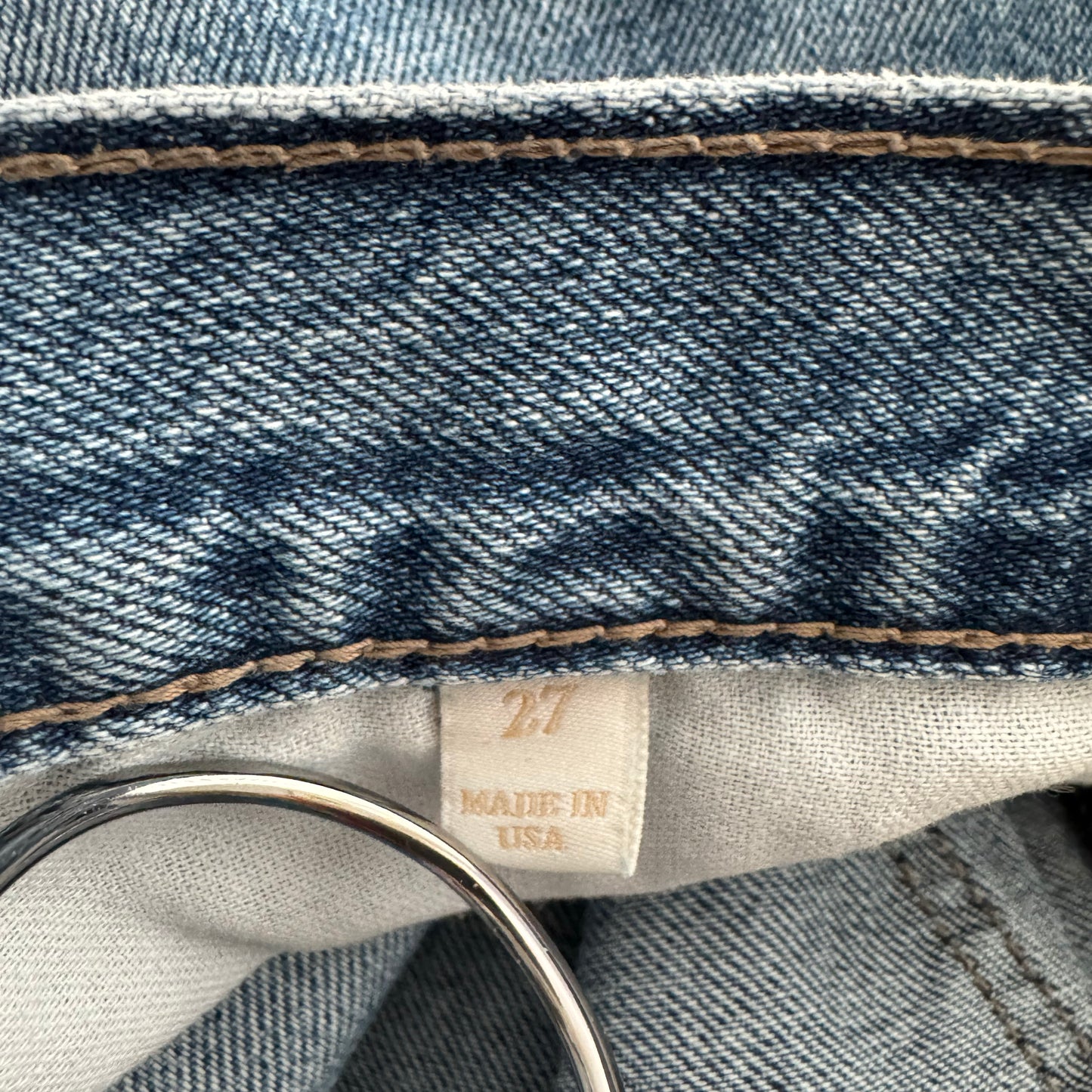 TWP "Tiny Dancer" Wide Leg Jeans in "Vintage Wash", size 27