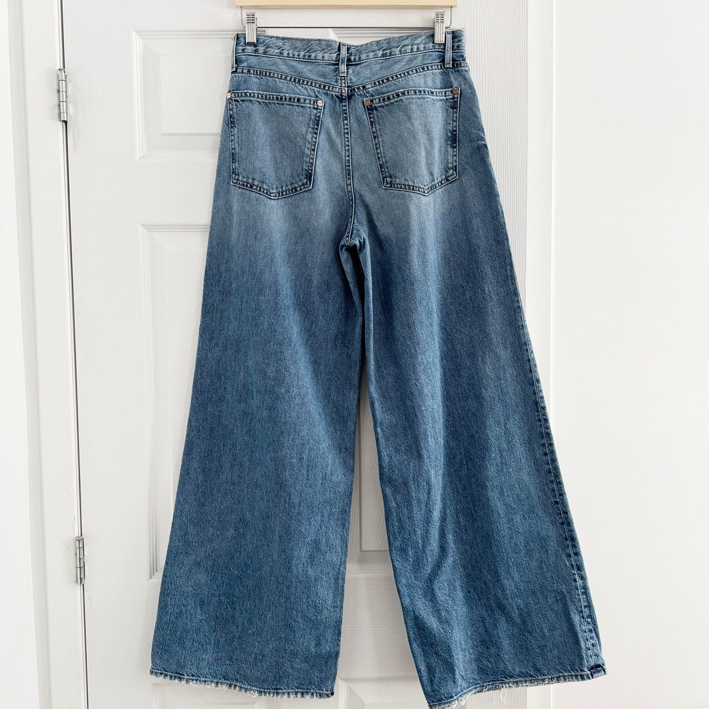 TWP "Tiny Dancer" Wide Leg Jeans in "Vintage Wash", size 27