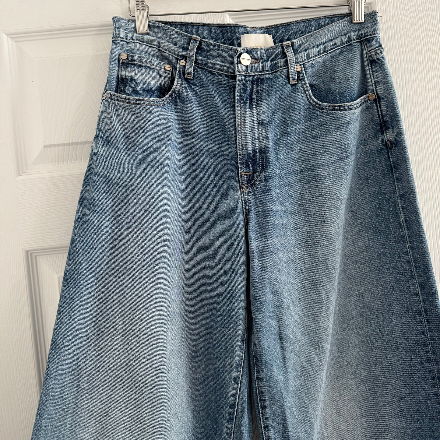 TWP "Tiny Dancer" Wide Leg Jeans in "Vintage Wash", size 27
