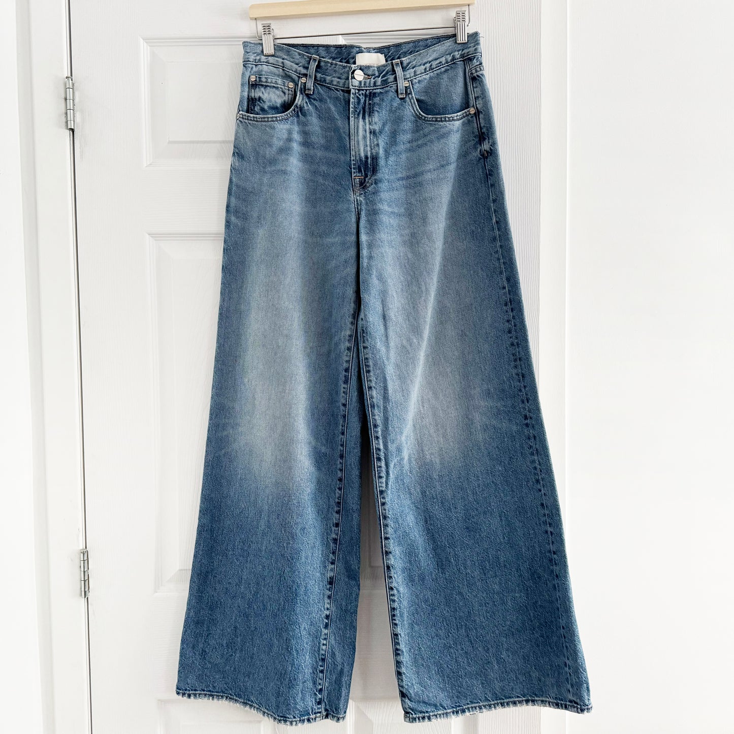 TWP "Tiny Dancer" Wide Leg Jeans in "Vintage Wash", size 27
