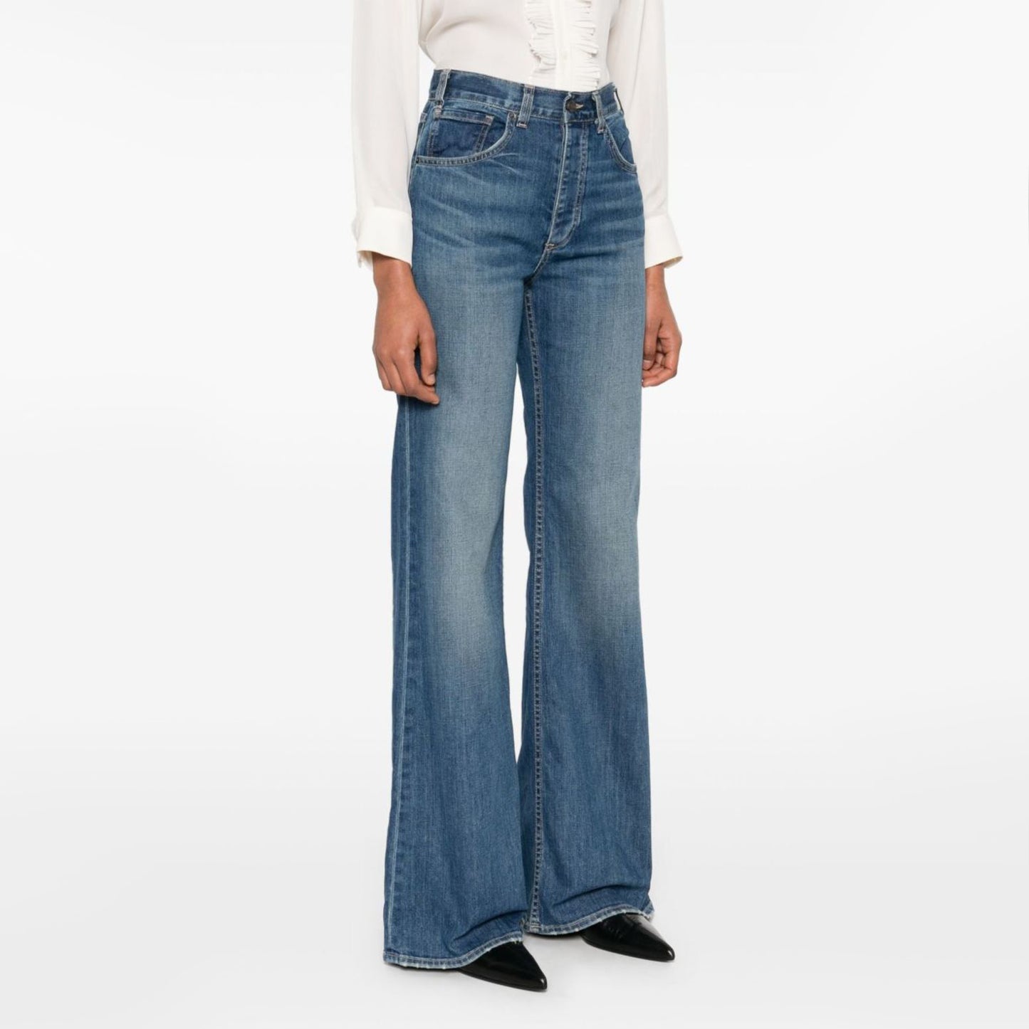 Nili Lotan "Terrell" Jeans in Classic Wash, size 30