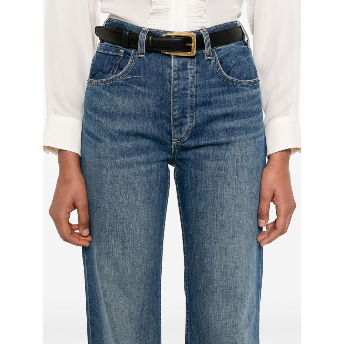 Nili Lotan "Terrell" Jeans in Classic Wash, size 30