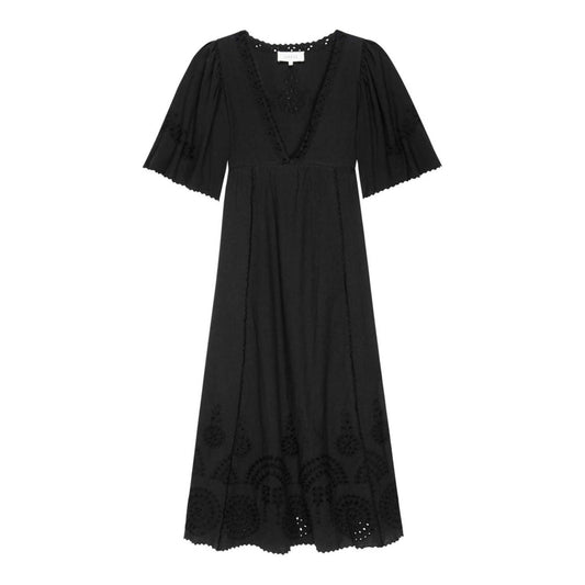 THE GREAT "Arbor" Dress in Black, size "3" aka size large