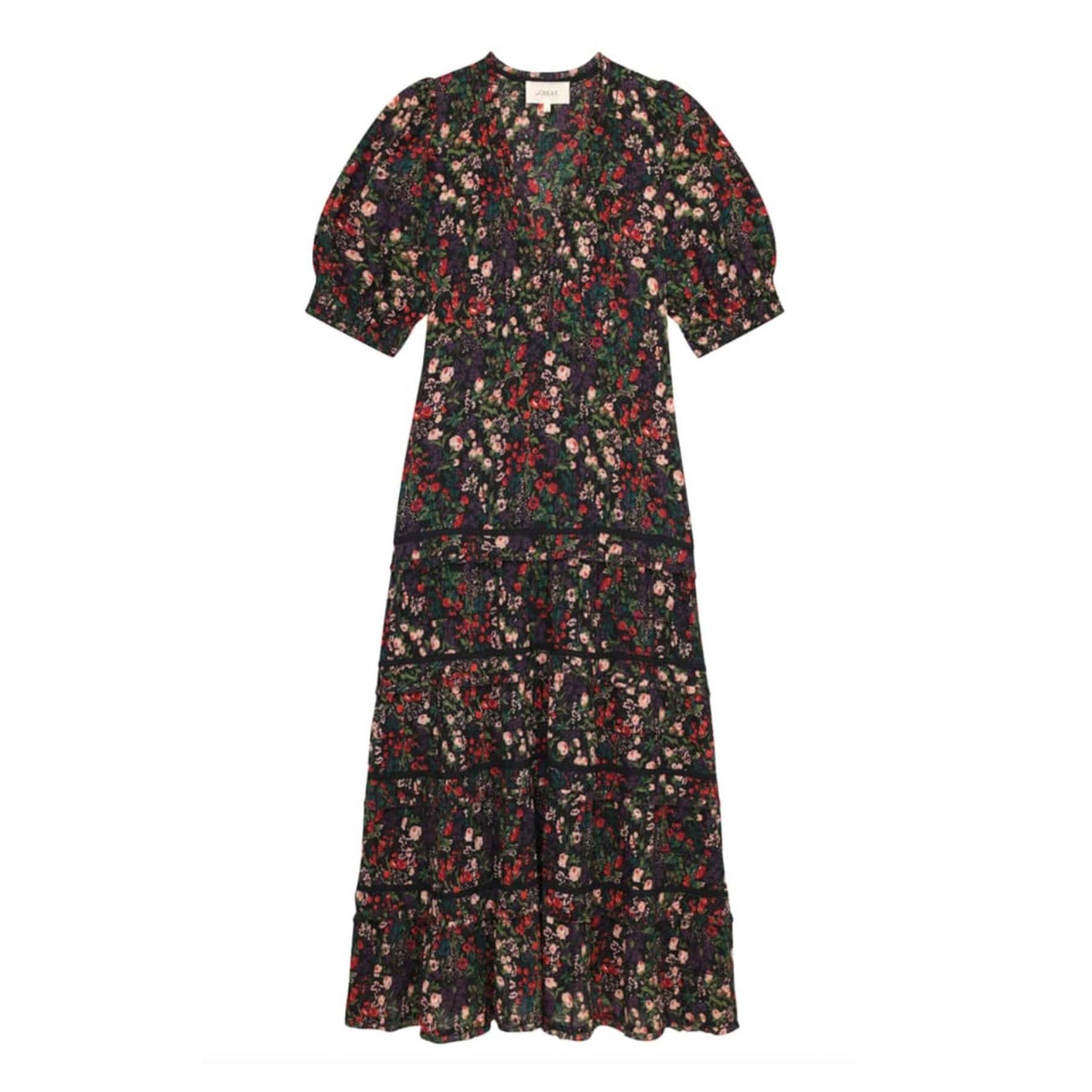 THE GREAT "Yonder" Dress in Blackwater Floral, size "3" aka large