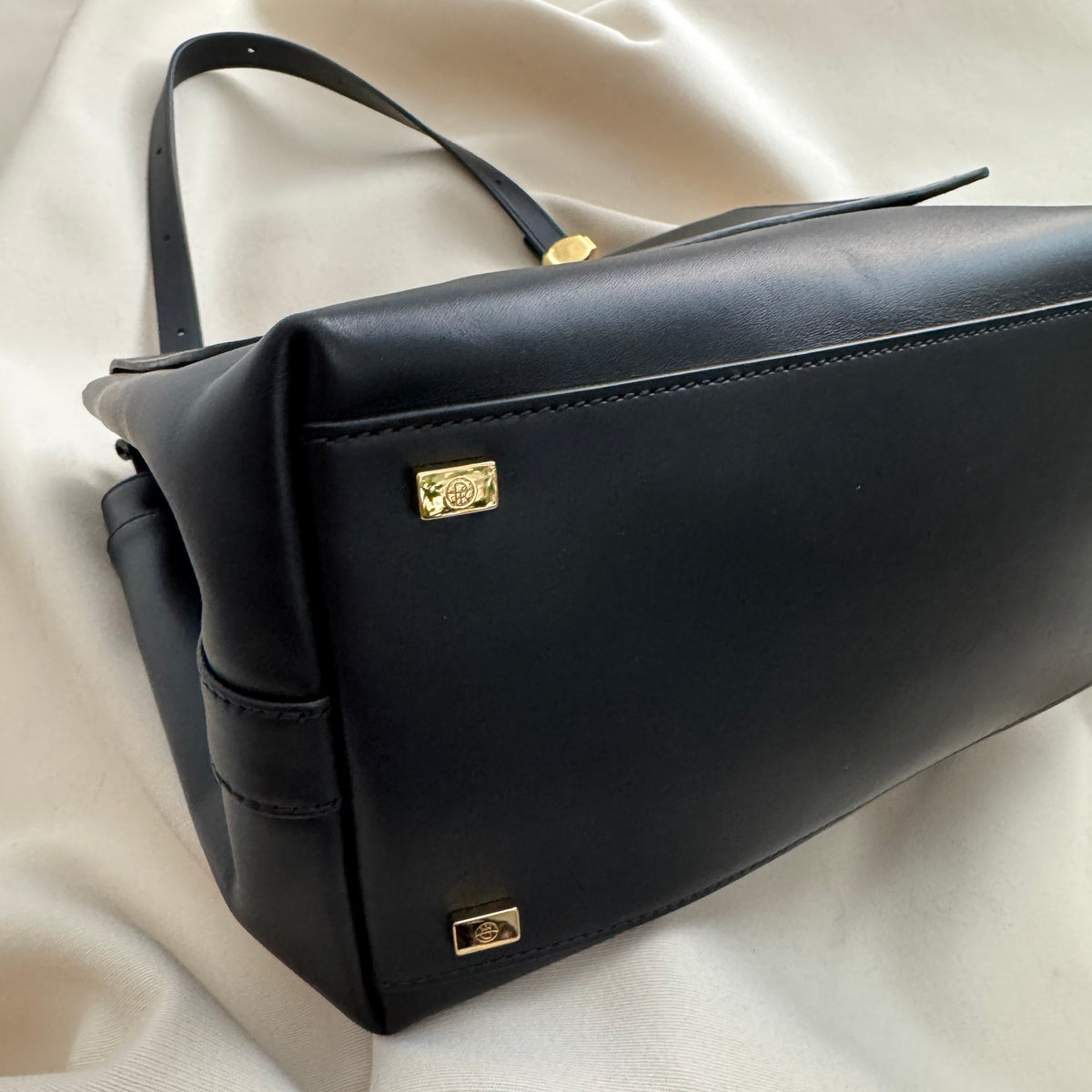 The Row "Sidekick" Bag in Black