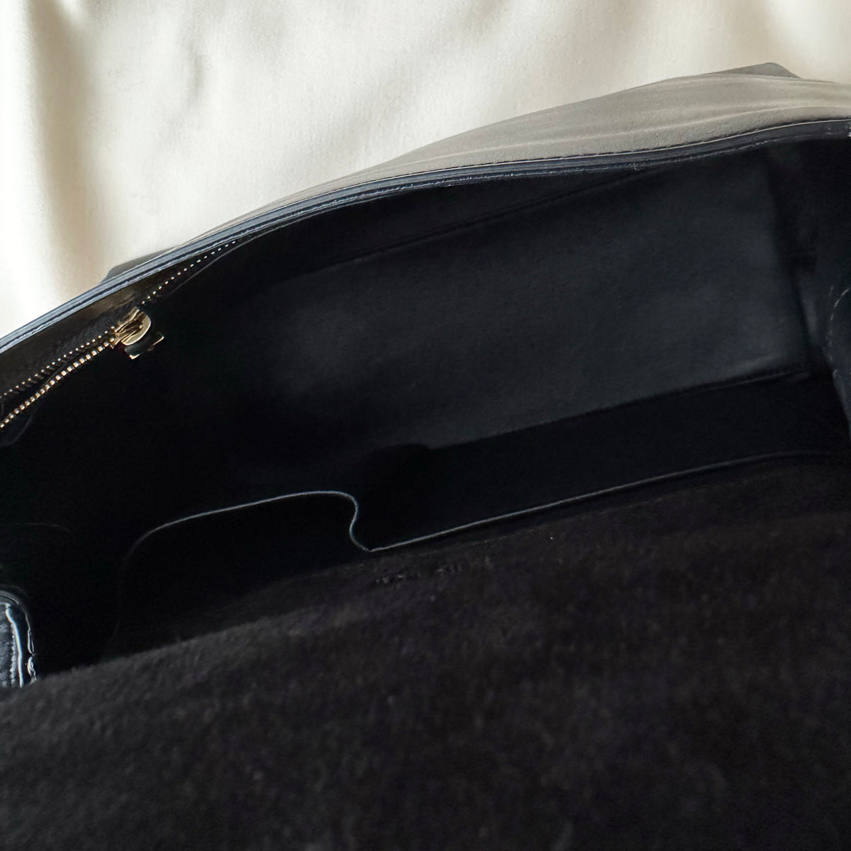 The Row "Sidekick" Bag in Black