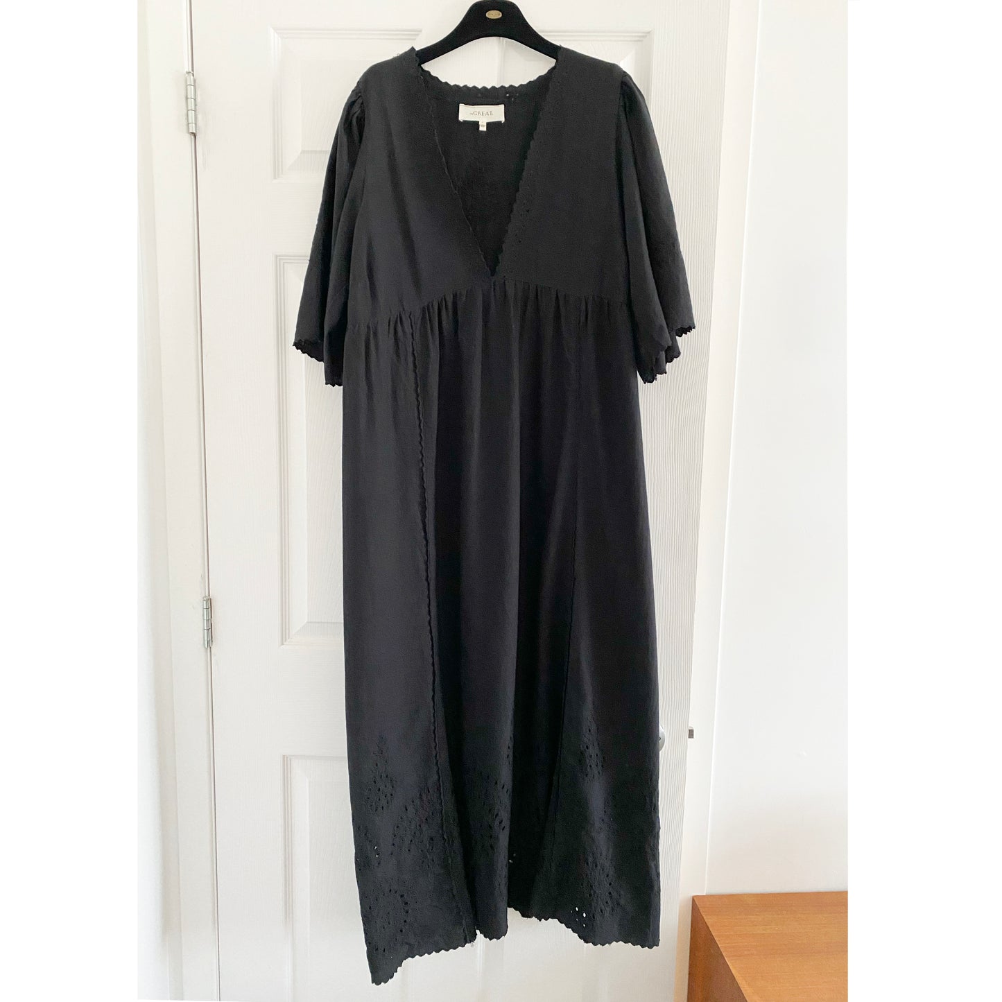 THE GREAT "Arbor" Dress in Black, size "3" aka size large