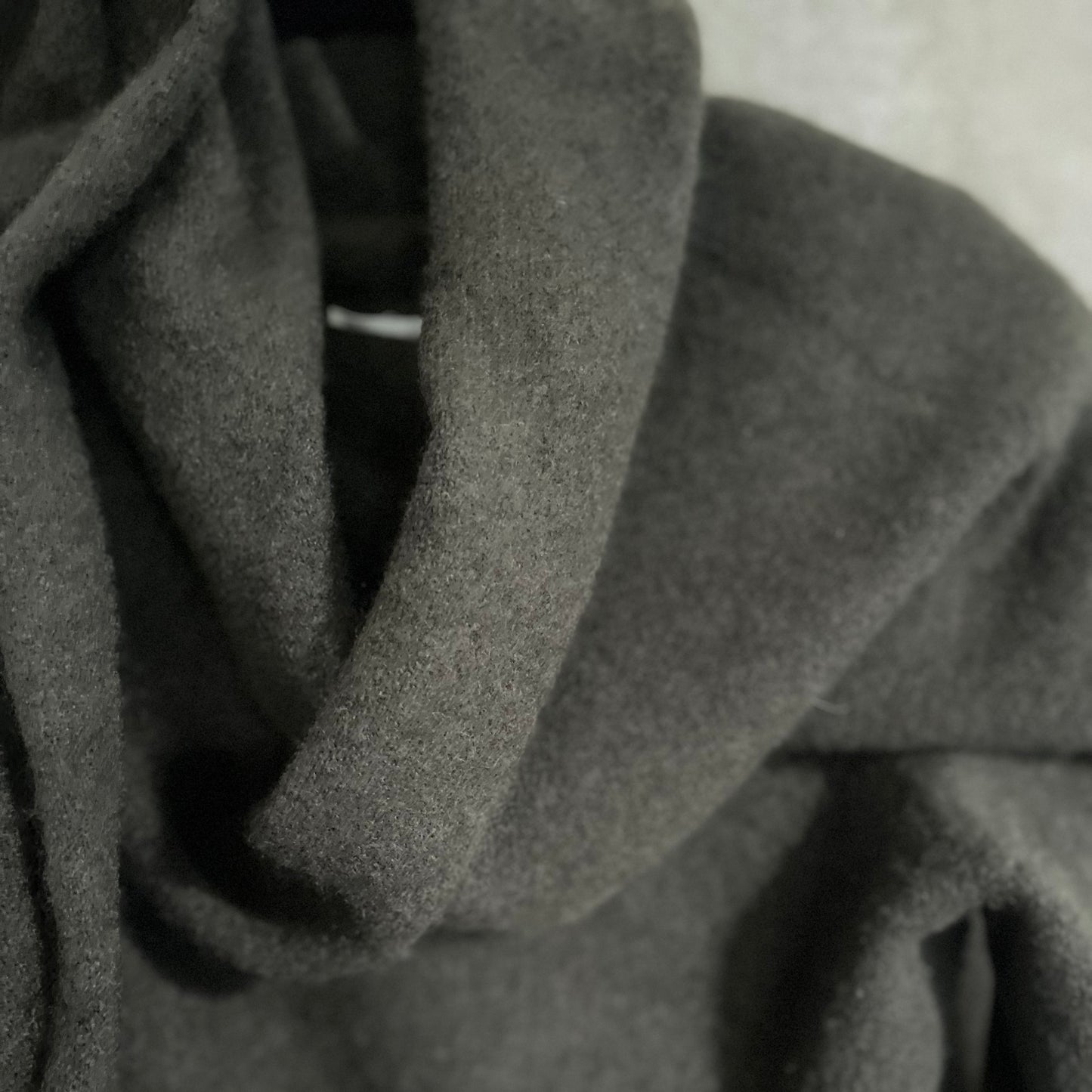 THE ROW "Merriah" Scarf-neck Long-sleeve Cashmere-blend Sweater In Dark Olive, Size Small
