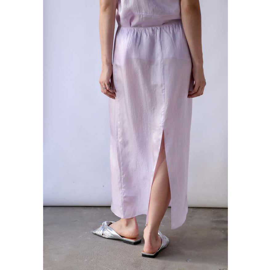 Tibi Slip Skirt in Lilac, size 14