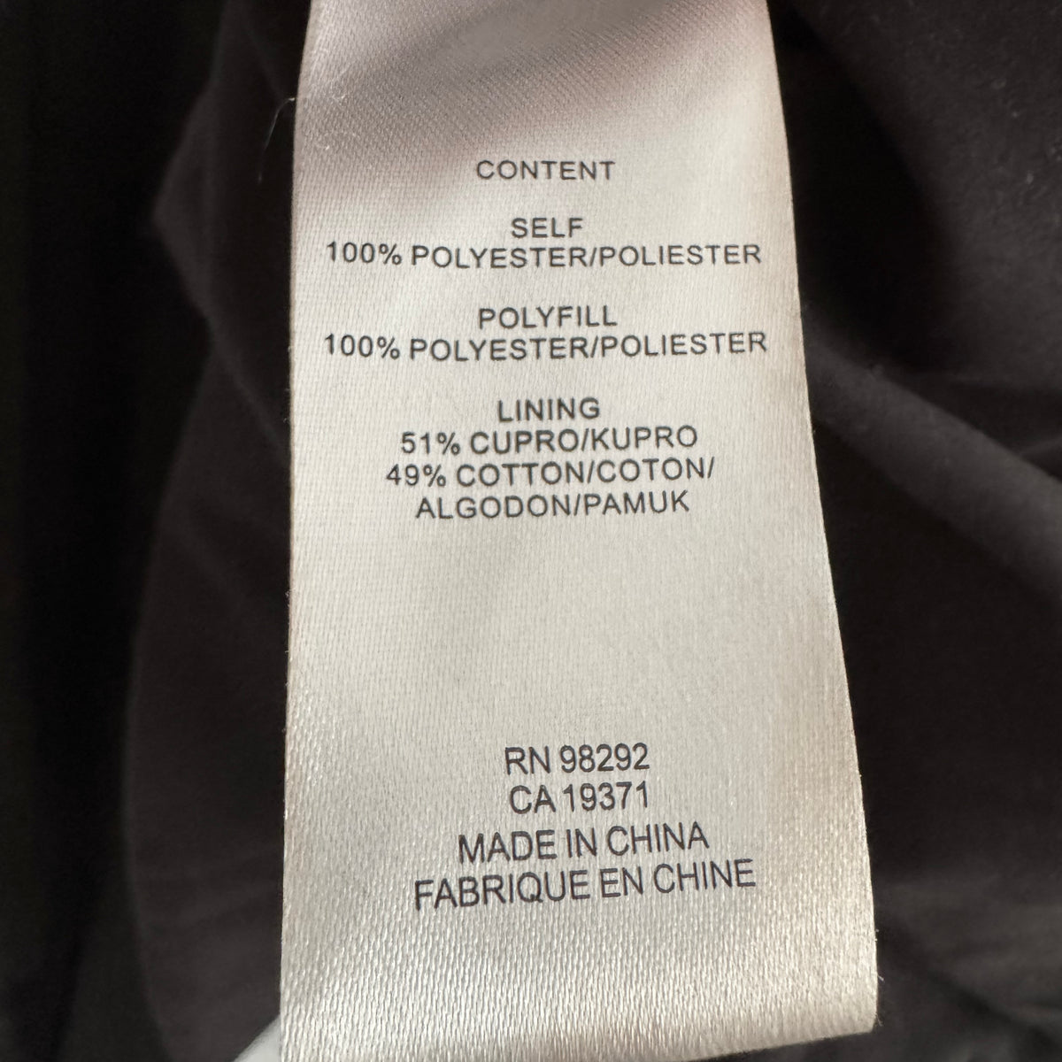 Tibi Clyde Padding Shirt Jacket in Black, size Small