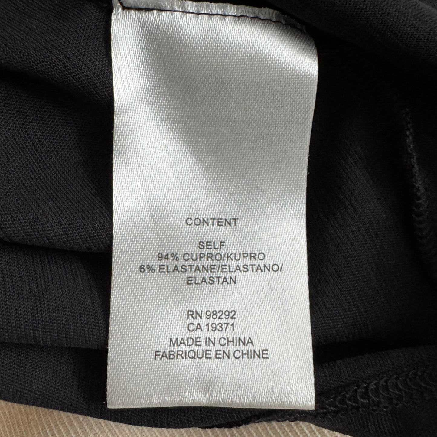 Tibi Deeba Cupro Slim Shirt in Black, size 8