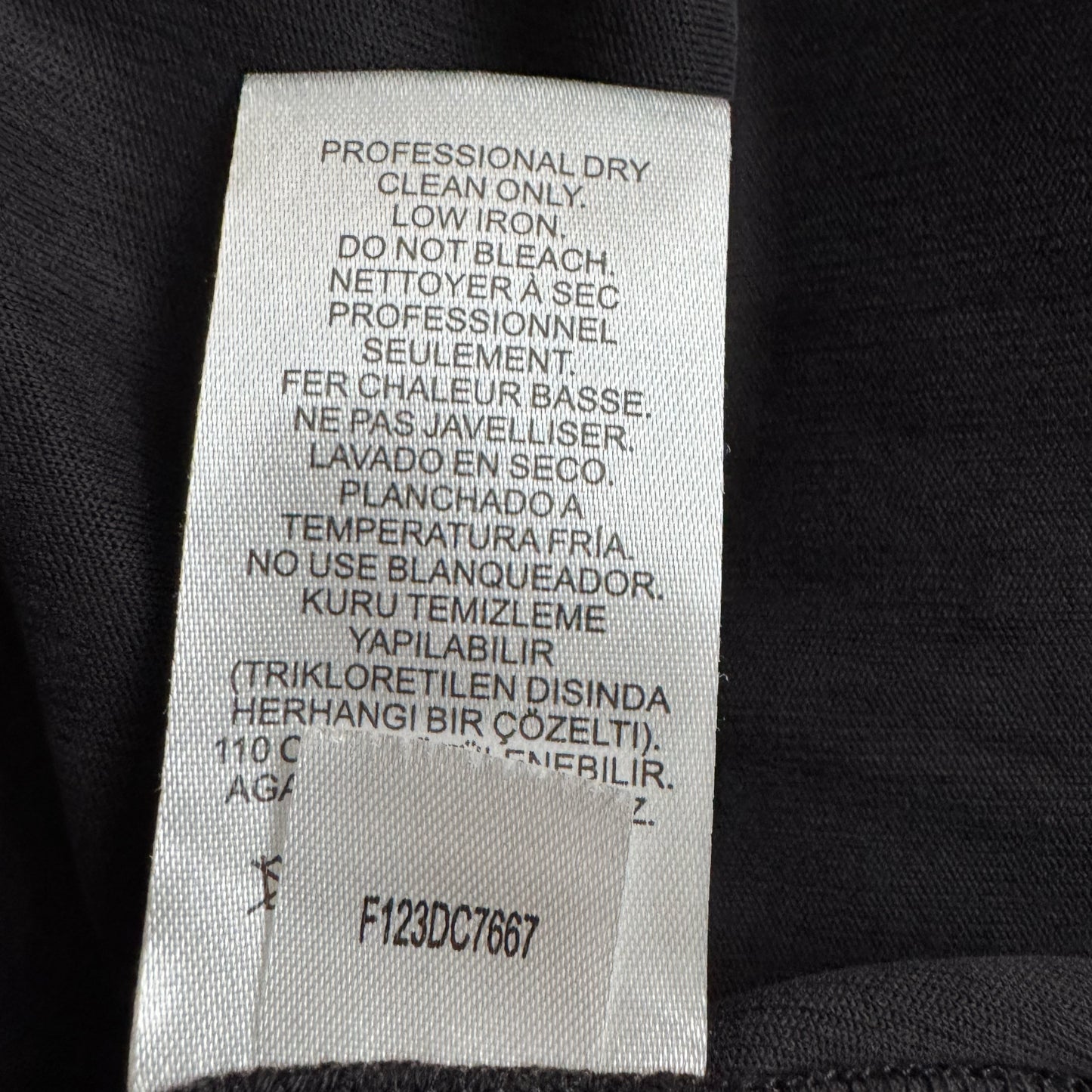 Tibi Deeba Cupro Slim Shirt in Black, size 8