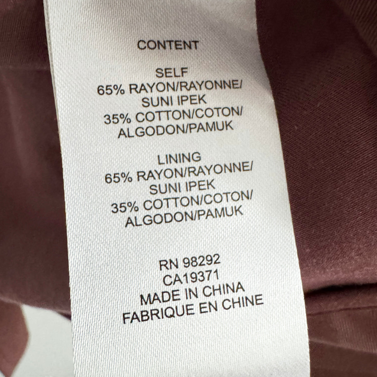 Tibi Drapey Suiting Oversized Double Breasted Vest in "Cinnamon", size Medium