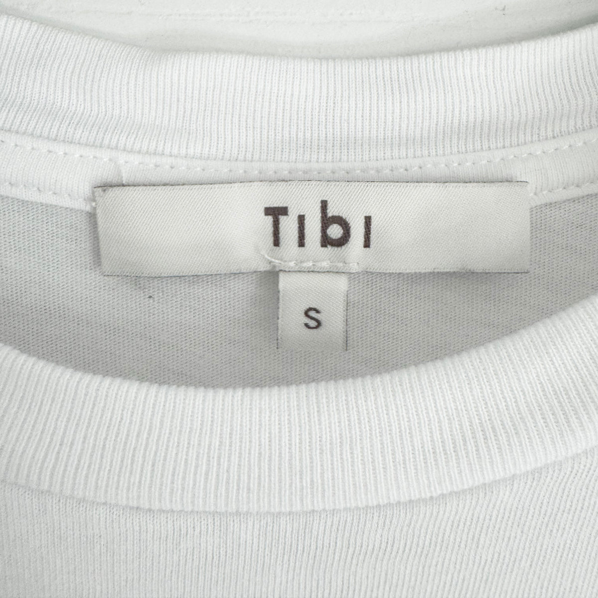 Tibi Tie Front T-Shirt in White, size Small