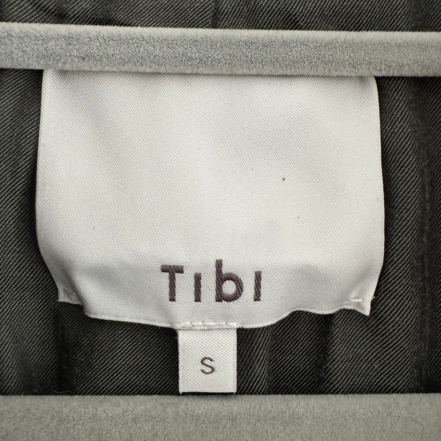 Tibi Grain de Poudre "Liam" Blazer in Grey Pine, size Small