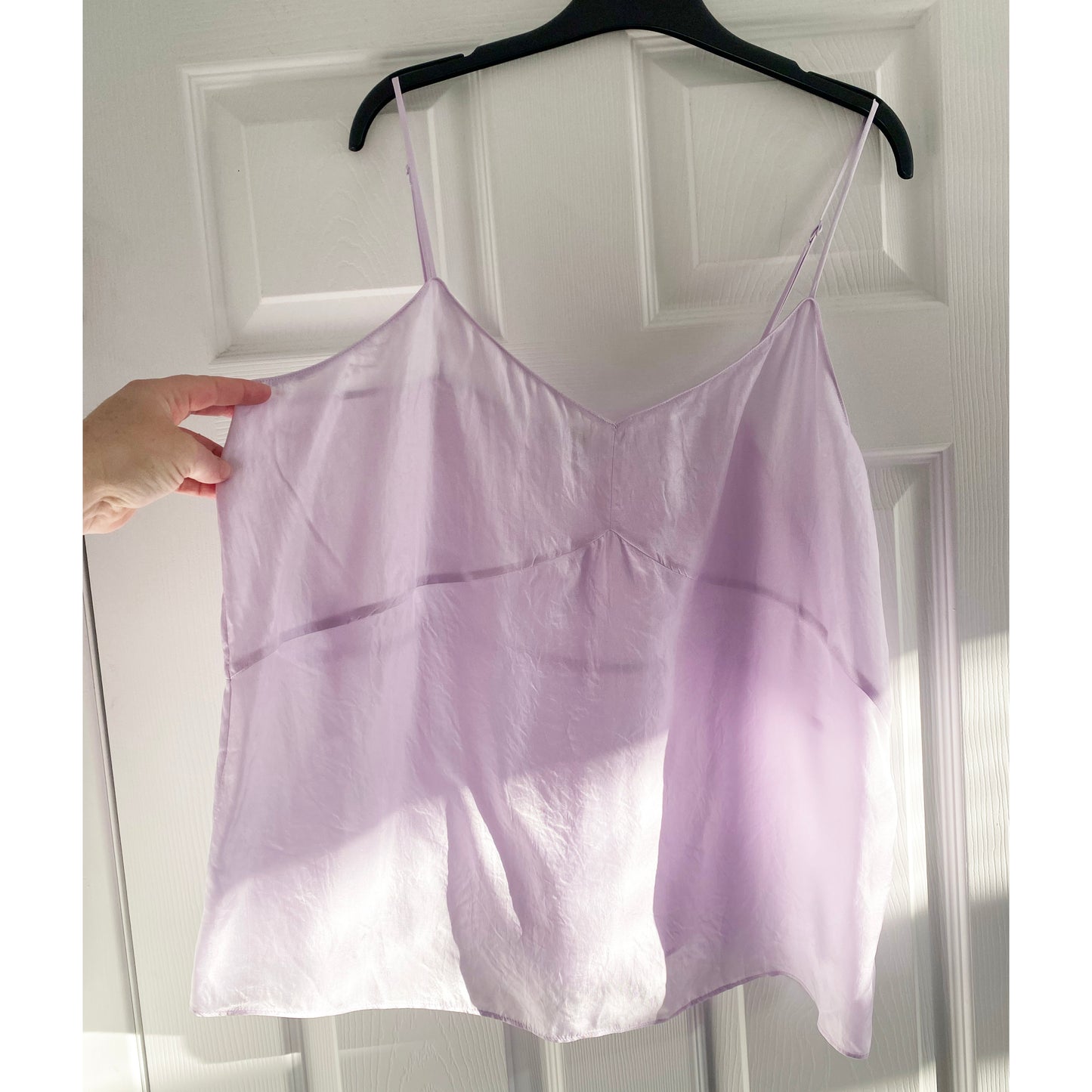 Tibi Cami Slip in Lilac, size 14