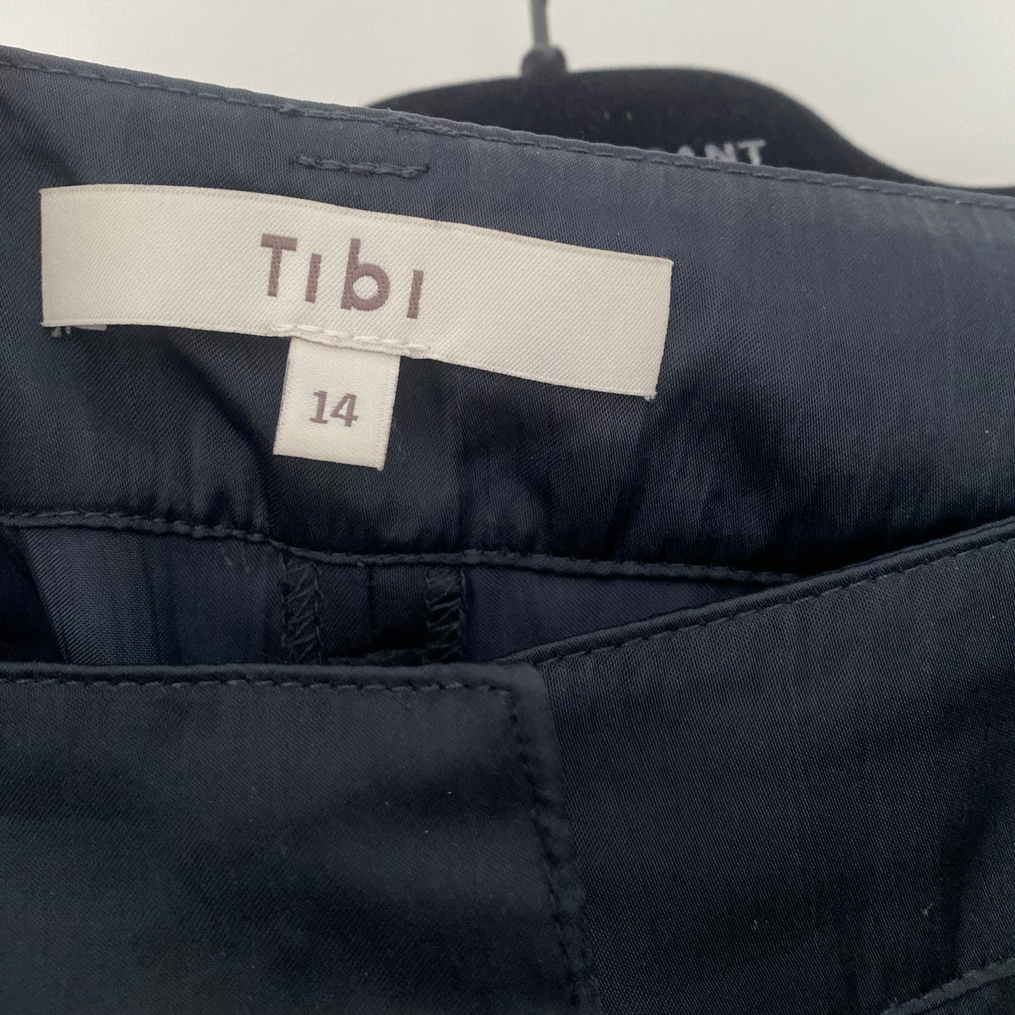 Tibi Stella Satin Cargo Trousers, size 14