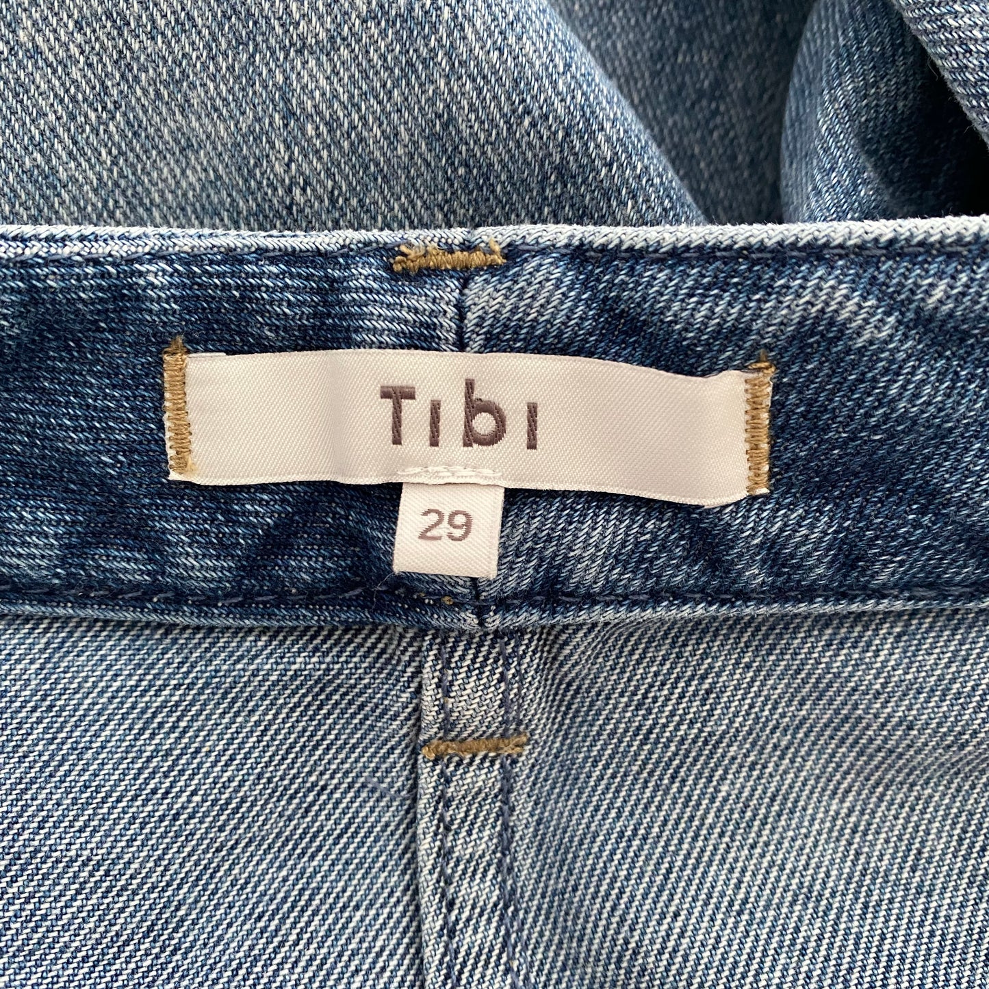 Tibi "Sid" Jeans in Classic Blue, size 29