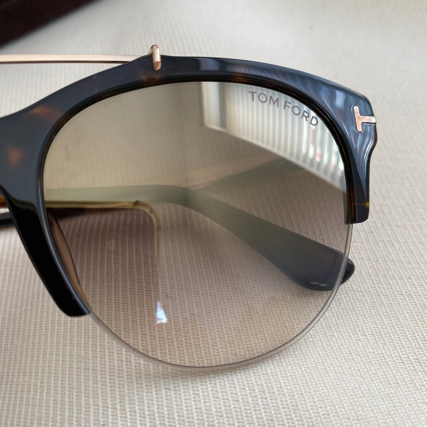 Lunettes de soleil sans monture Tom Ford « Adrenne »