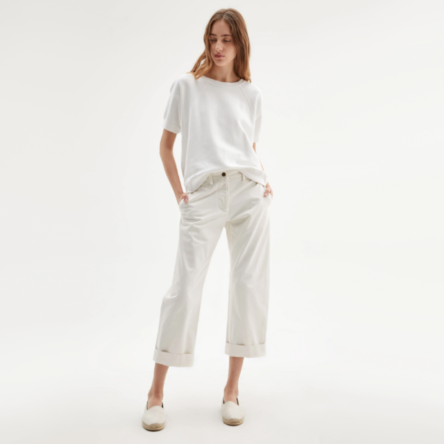 Nili Lotan "Tomboy" Cuffed Pant, size 6