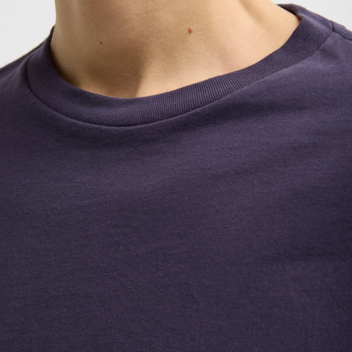 Tibi Tie Front T-Shirt in Eggplant, size Small