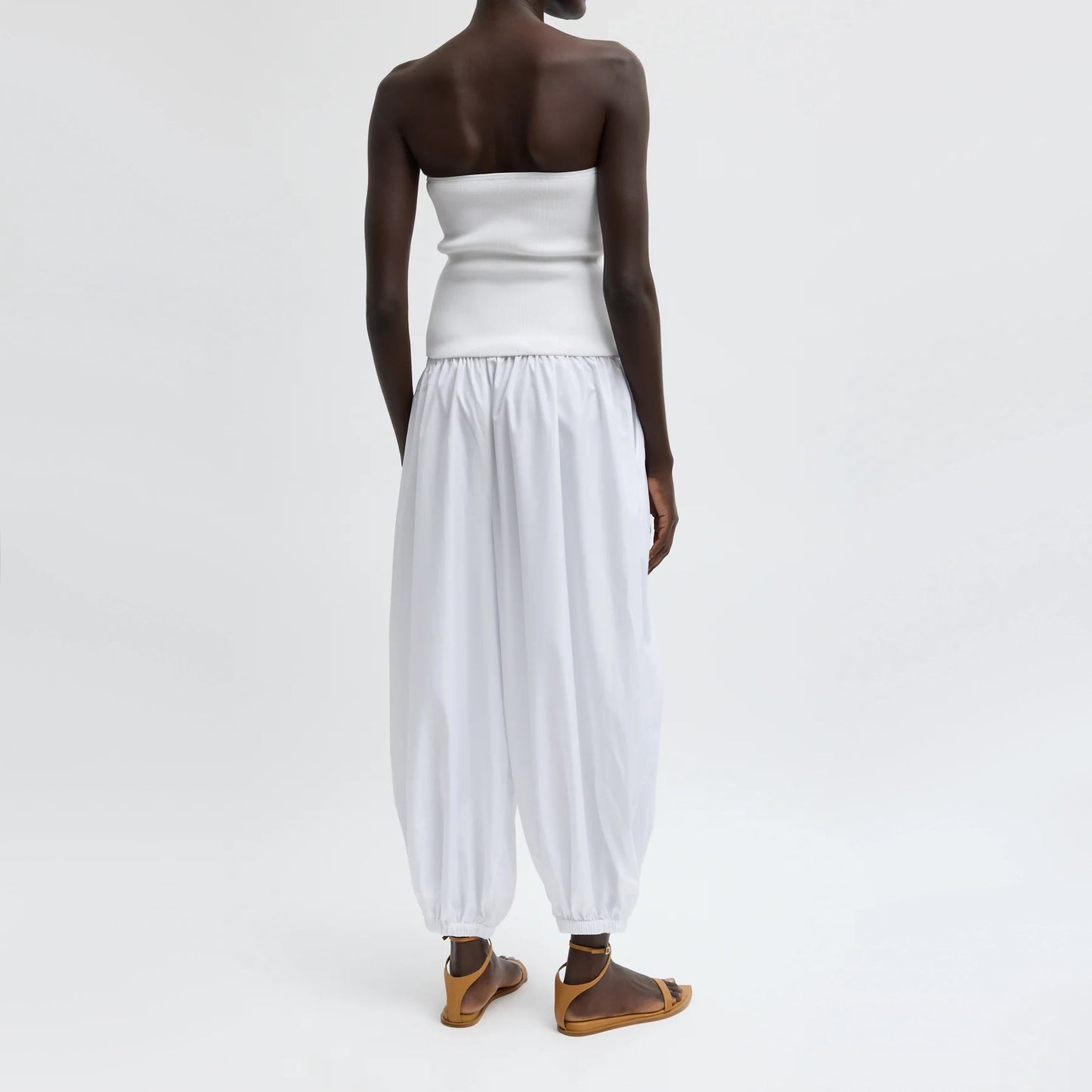 Tibi "Zeppelin" Pant in White, size Small (Regular Length)