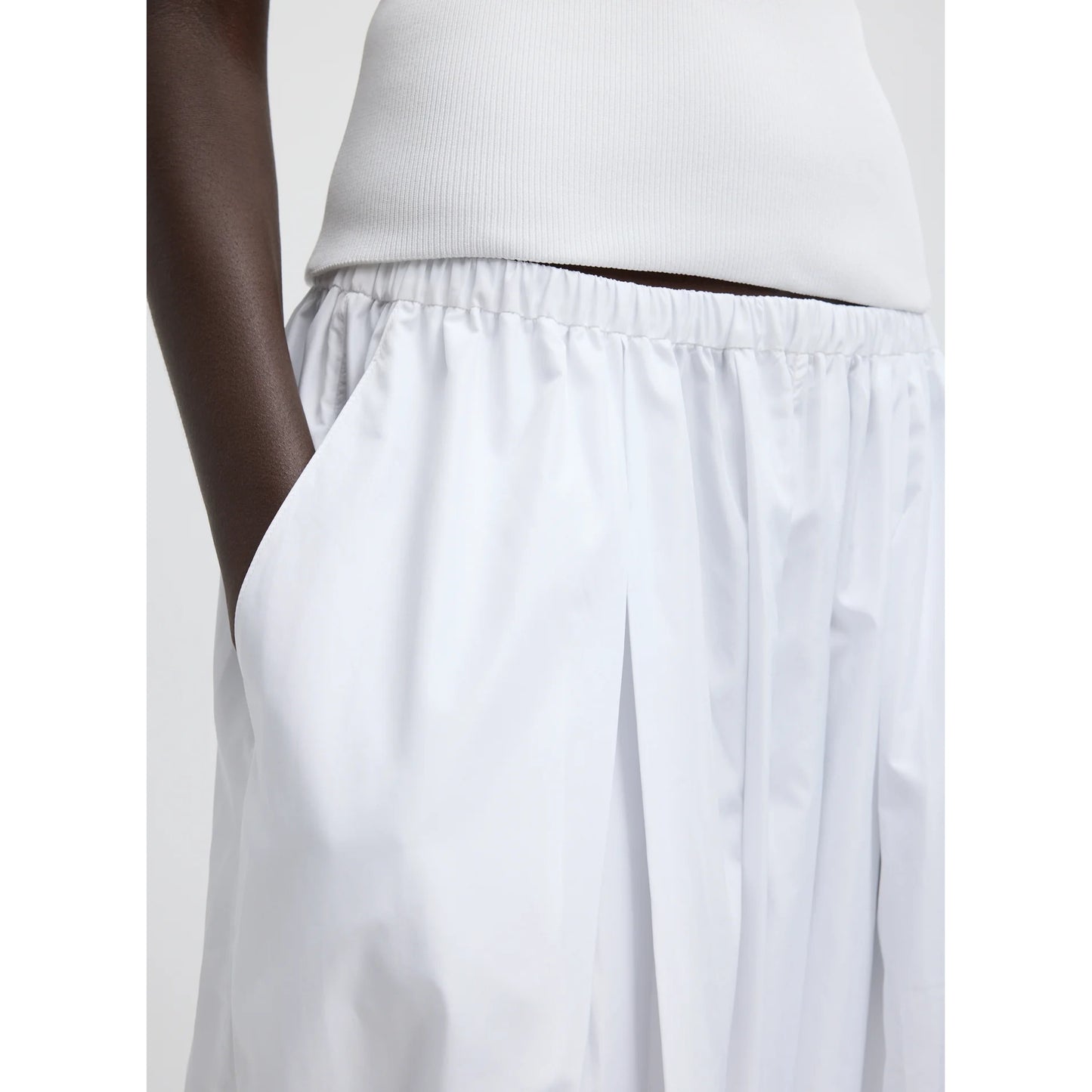 Tibi "Zeppelin" Pant in White, size Small (Regular Length)