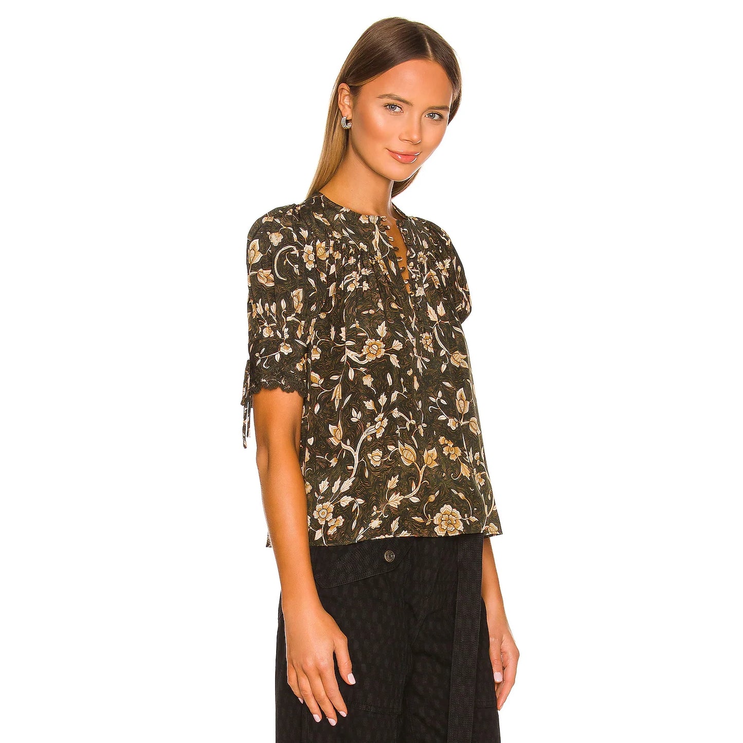 Ulla Johnson "Karina" Top in Juniper, size 2