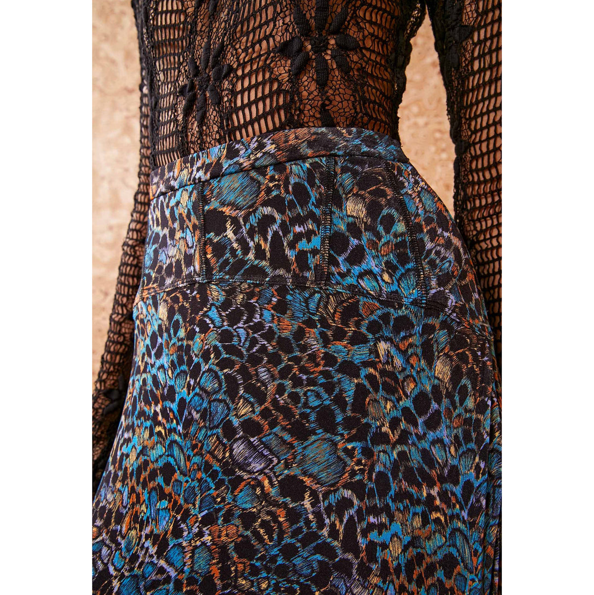 Ulla Johnson "Paola" Jersey Skirt in "Desert Jasper", size Medium