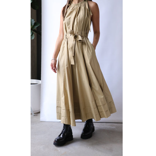Ulla Johnson "Joni" Dress in Khaki, size 6