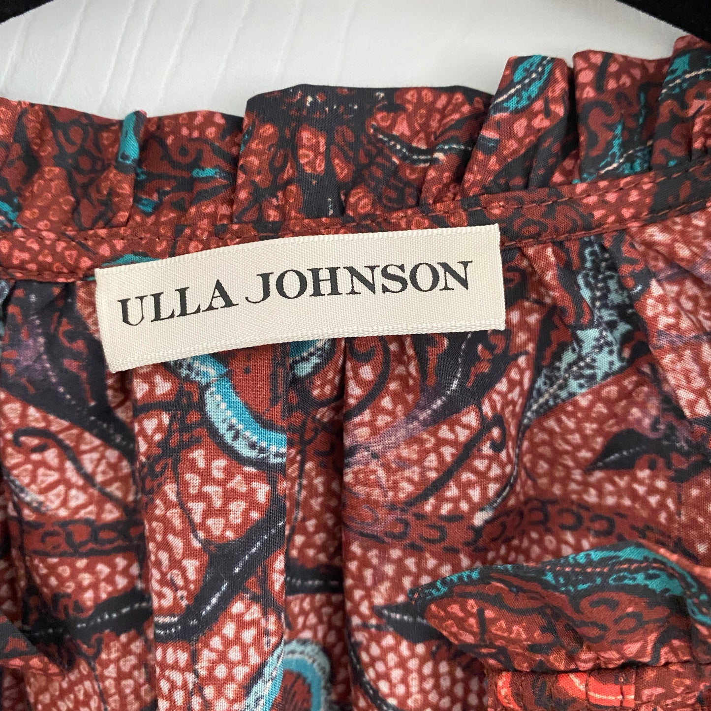 Ulla Johnson "Honoria" Dress in Carmine, size 6