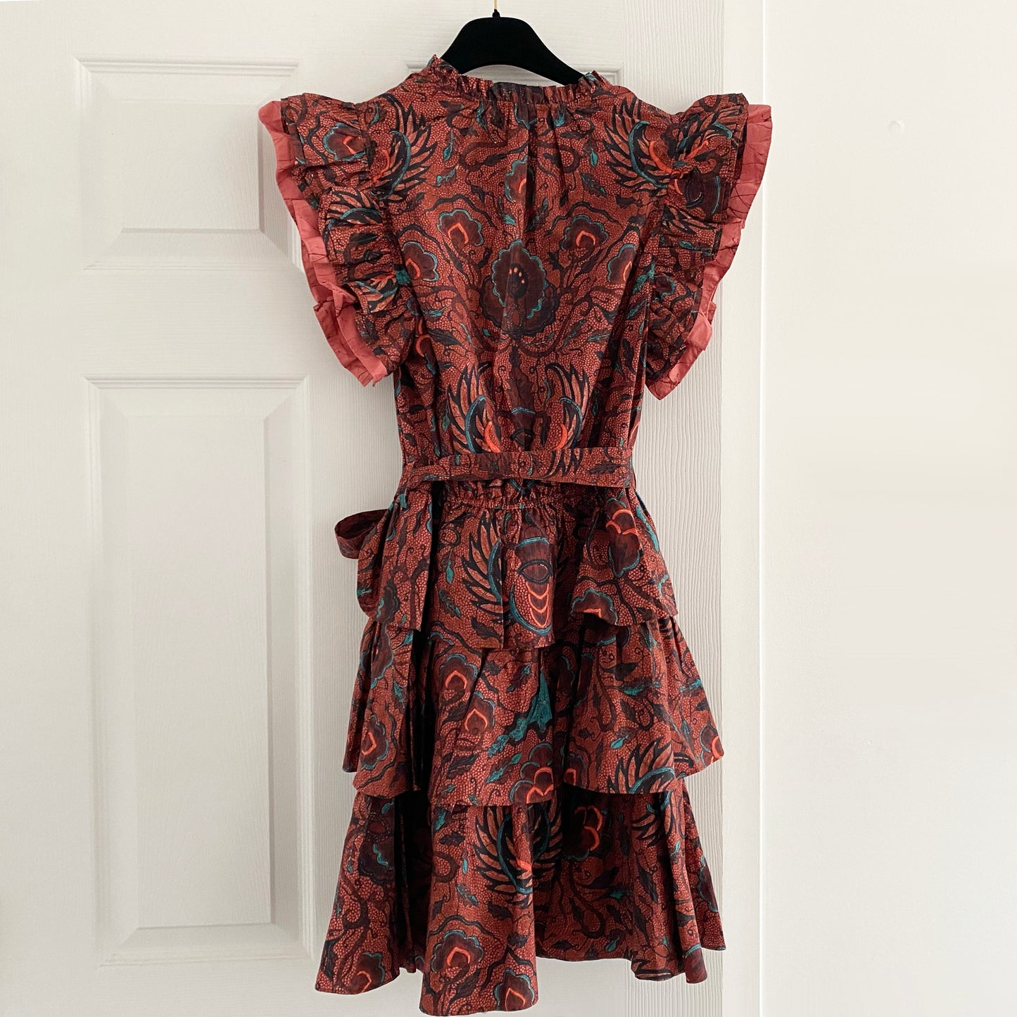 Ulla Johnson "Honoria" Dress in Carmine, size 6