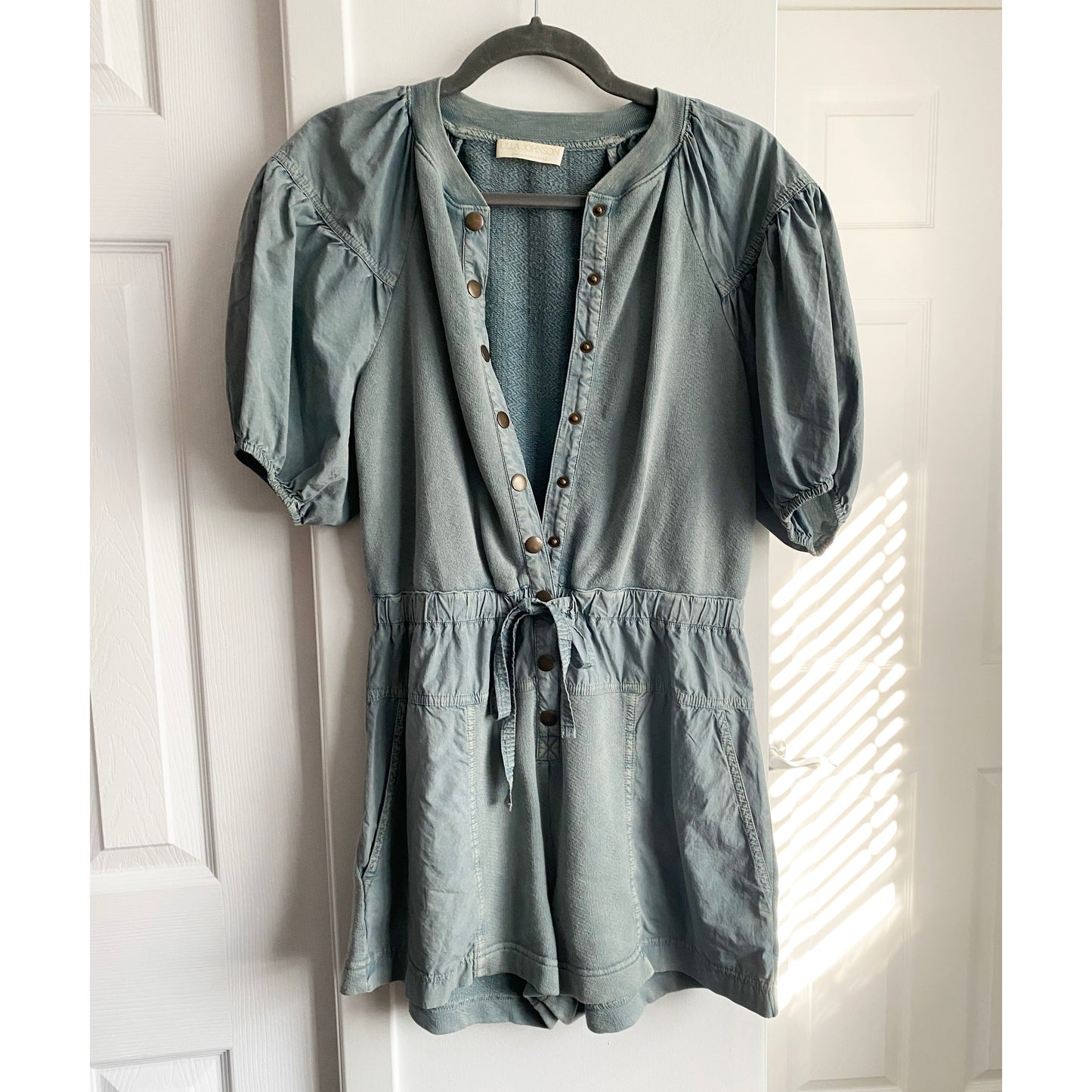 Ulla Johnson"Owen" Romper in "Salt Water", size Small (fits XS/S)