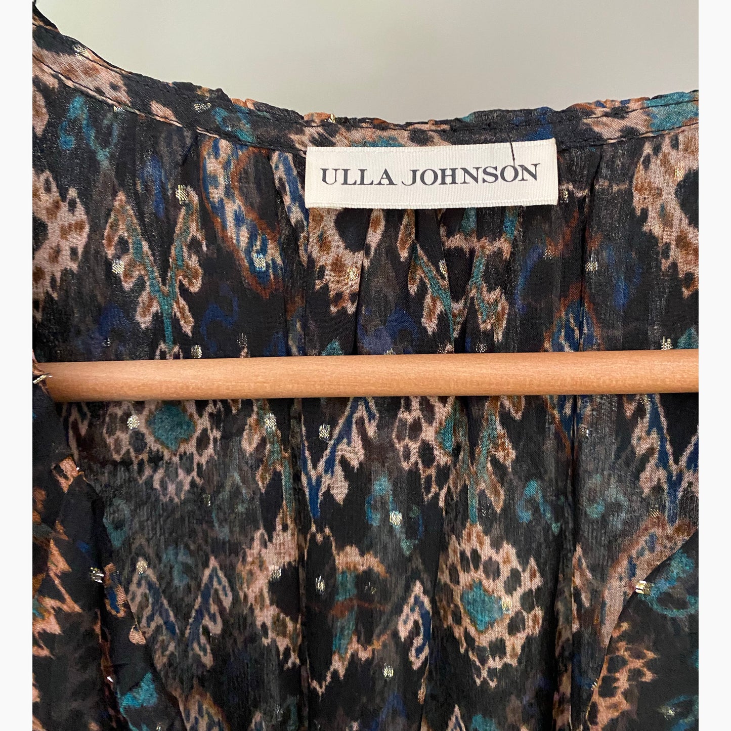 Ulla Johnson "Esila" Dress in Onyx, size 0