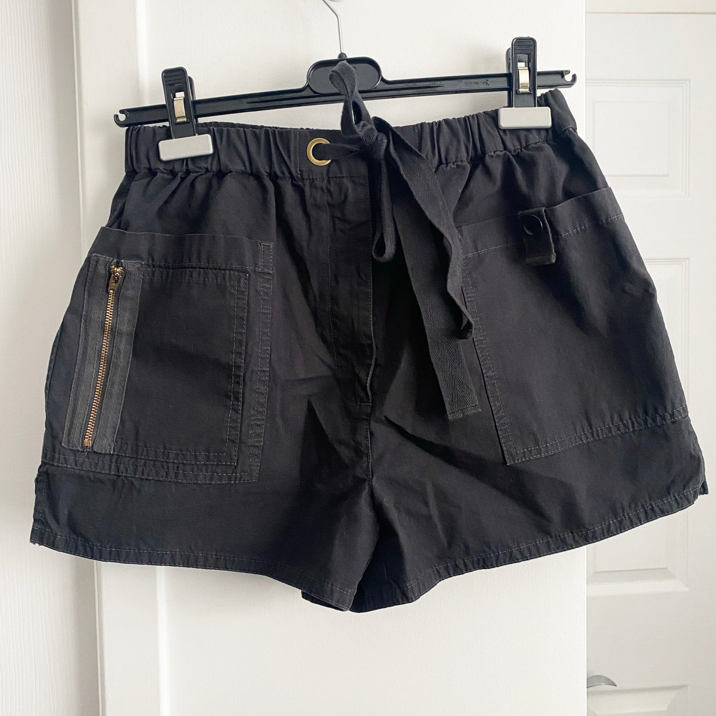 Ulla Johnson "Norma" Utility Short in Black, size 6