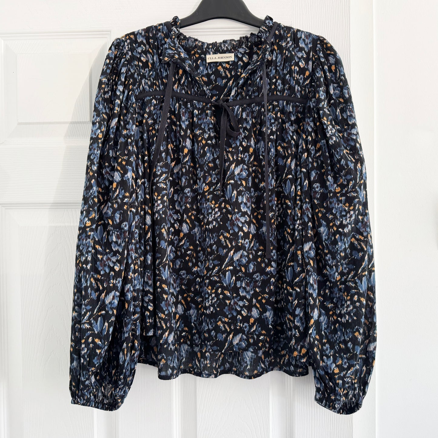 Ulla Johnson "Jeanne" Blouse in "Midnight", size 8