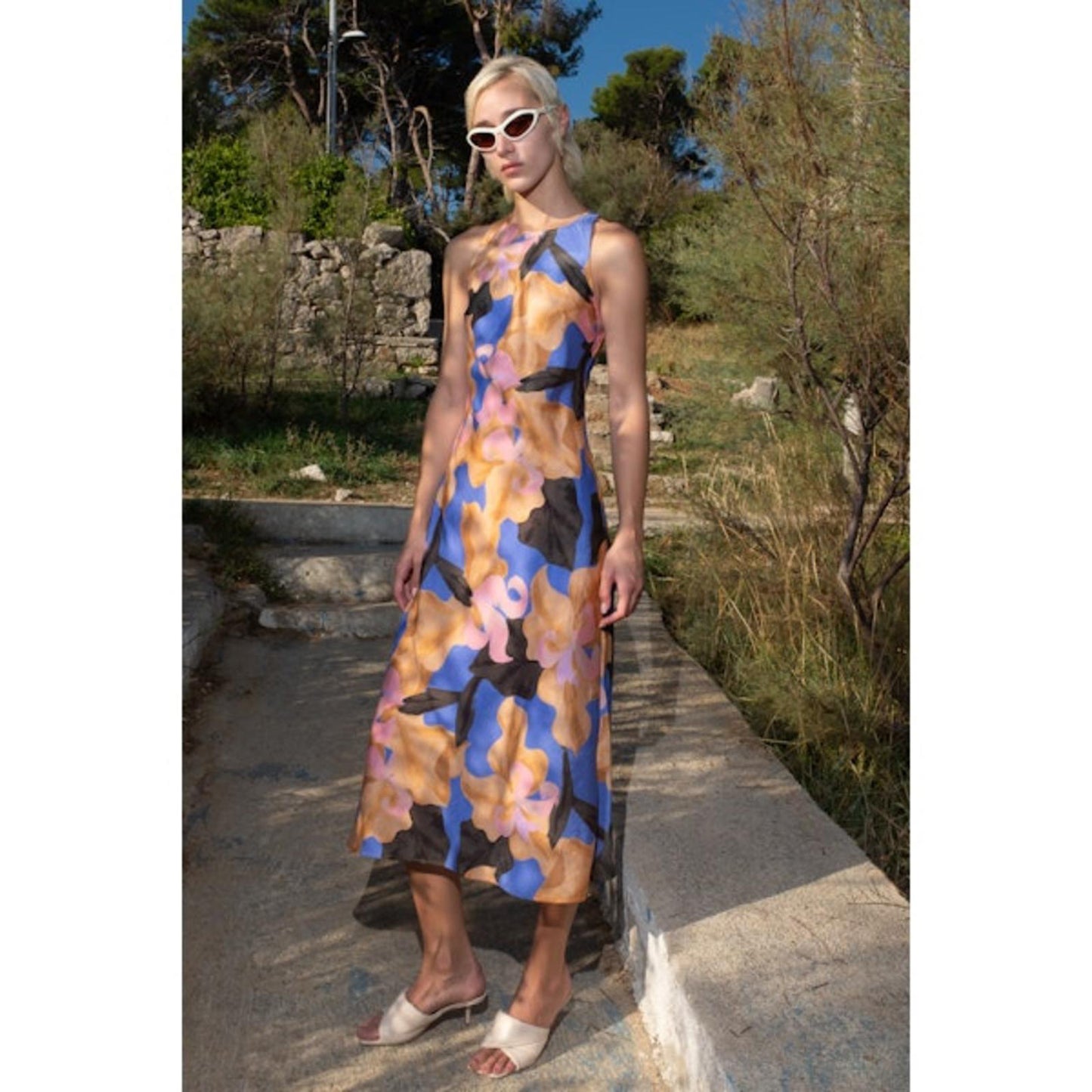 Untitled in Motion "Atlantis" Dress in "Orris", size Medium