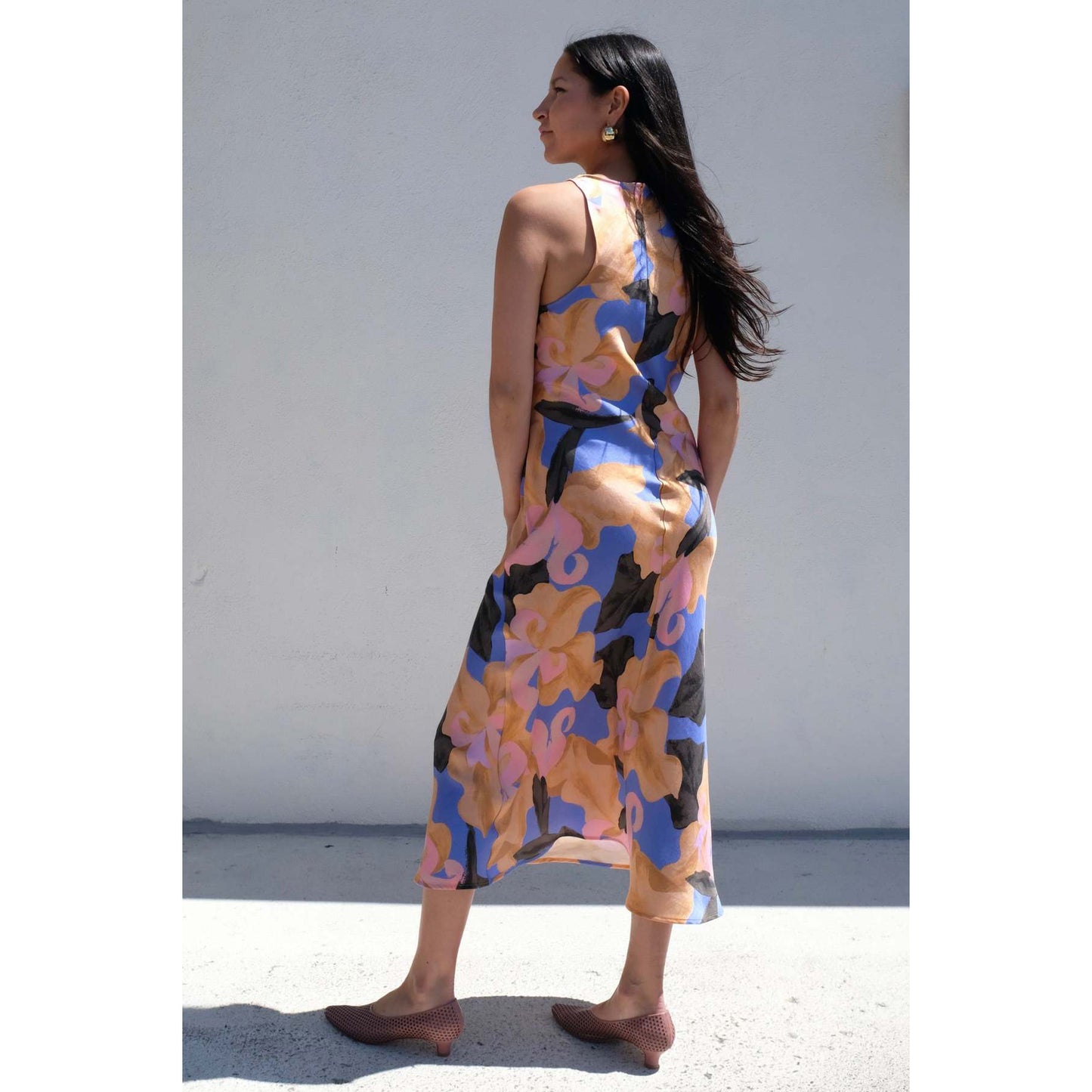 Untitled in Motion "Atlantis" Dress in "Orris", size Medium