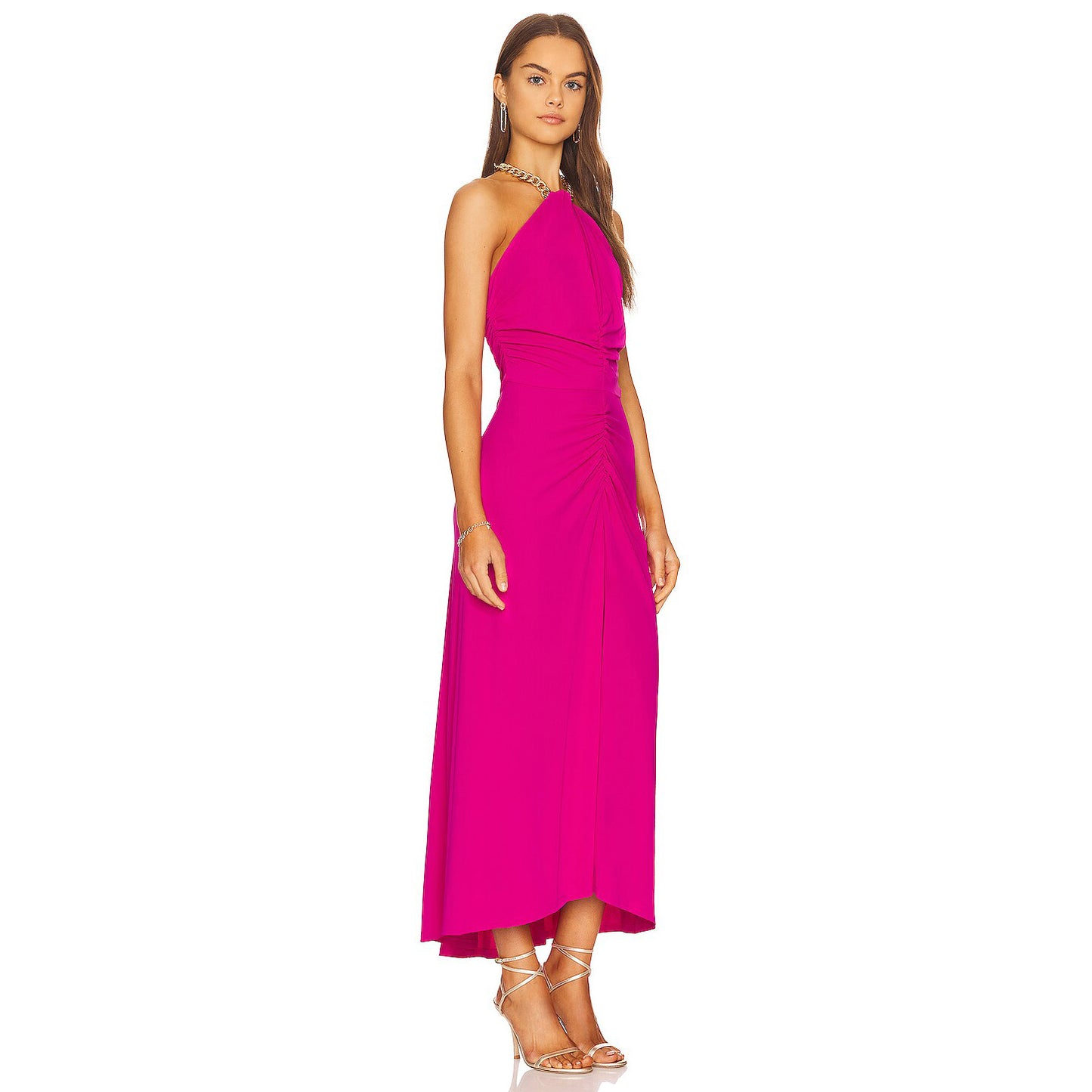 Veronica Beard "Reze" Dress in Hot Pink, size Large