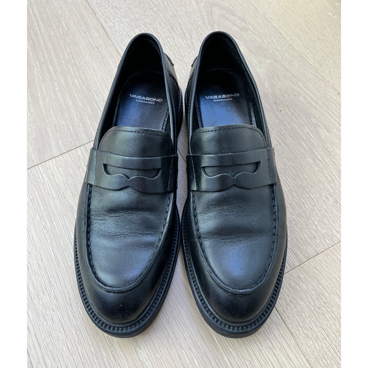 Vagabond "Alex" Loafers in Black, size 39