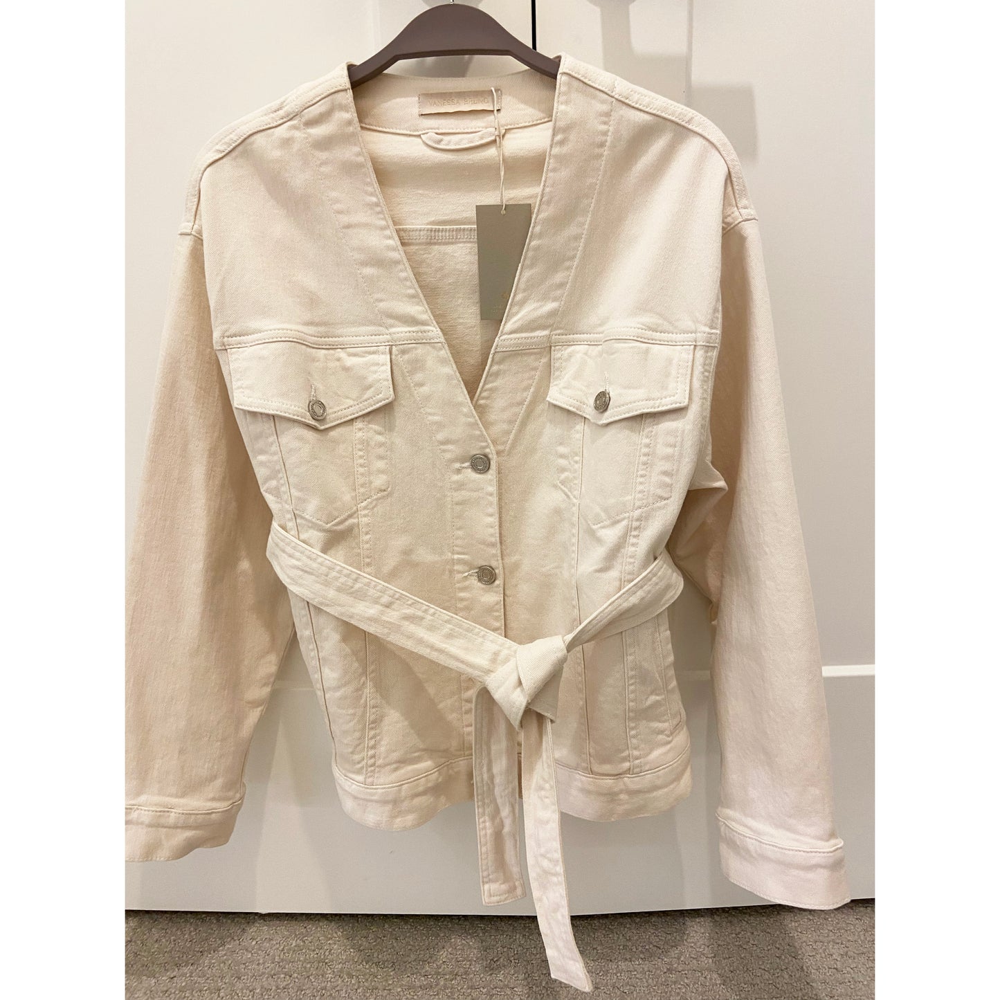 Vanessa Bruno "Cooper" Jacket in Ivory, size Small