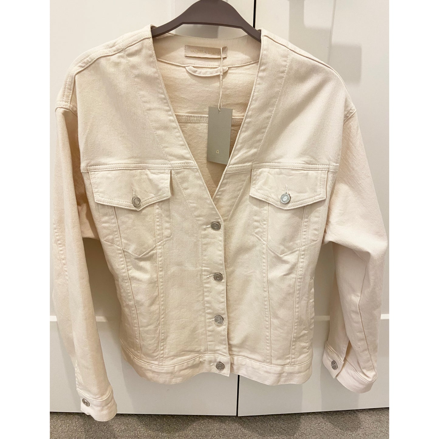 Vanessa Bruno "Cooper" Jacket in Ivory, size Small