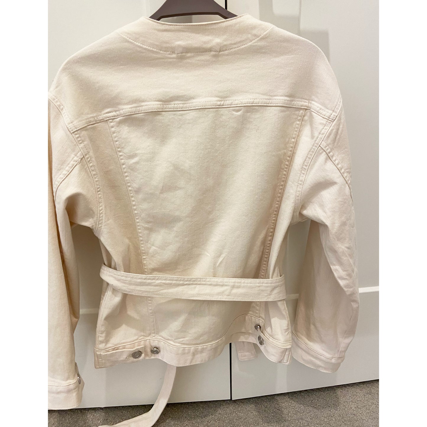 Vanessa Bruno "Cooper" Jacket in Ivory, size Small